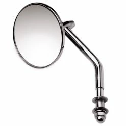 J&P Cycles Universal 3" Round Chrome Mirror