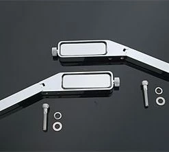 J&P Cycles Thin-Line Low Profile Mirrors