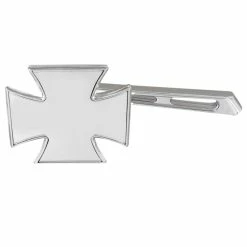 J&P Cycles Chrome Maltese Mirror With Air Glide Stem