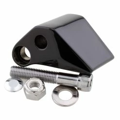 J&P Cycles Black Right Mirror Adapter For Harley Models Handlebar Controls