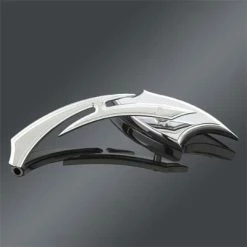 J&P Cycles Chrome Switchblade Left Mirror With Spear Stem