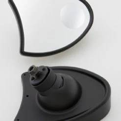 J&P Cycles Black Batwing Fairing Mirror Set