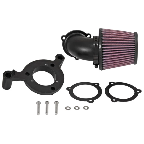 K&N Black Aircharger Air Cleaner Kit For Models With Lower Fairings - Image 4