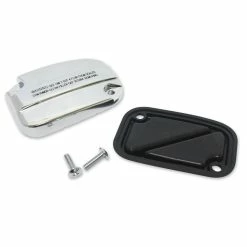 J&P Cycles Clutch Master Cylinder Cover Kit Chrome