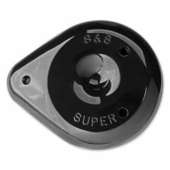 S&S Cycle Gloss Black Teardrop Air Cleaner Covers