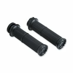 Kuryakyn Riot Black Grips For Dual Cable Throttle