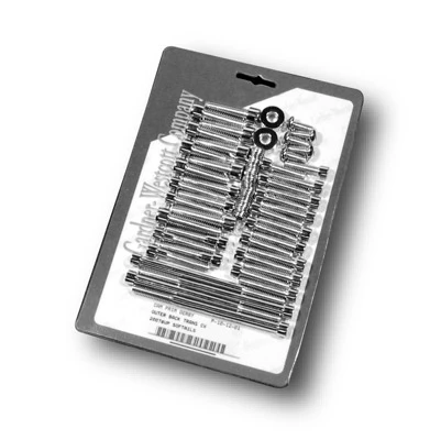 Gardner-Westcott Gardner Westcott Polished Motor Fastener Set For Softail