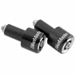 BikeMaster Black Anodized Aluminum Billet Bar End