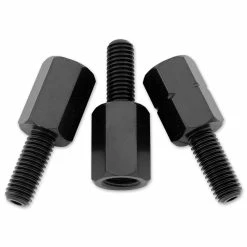 BikeMaster Black 10mm Female To 8mm Male Mirror Adaptor