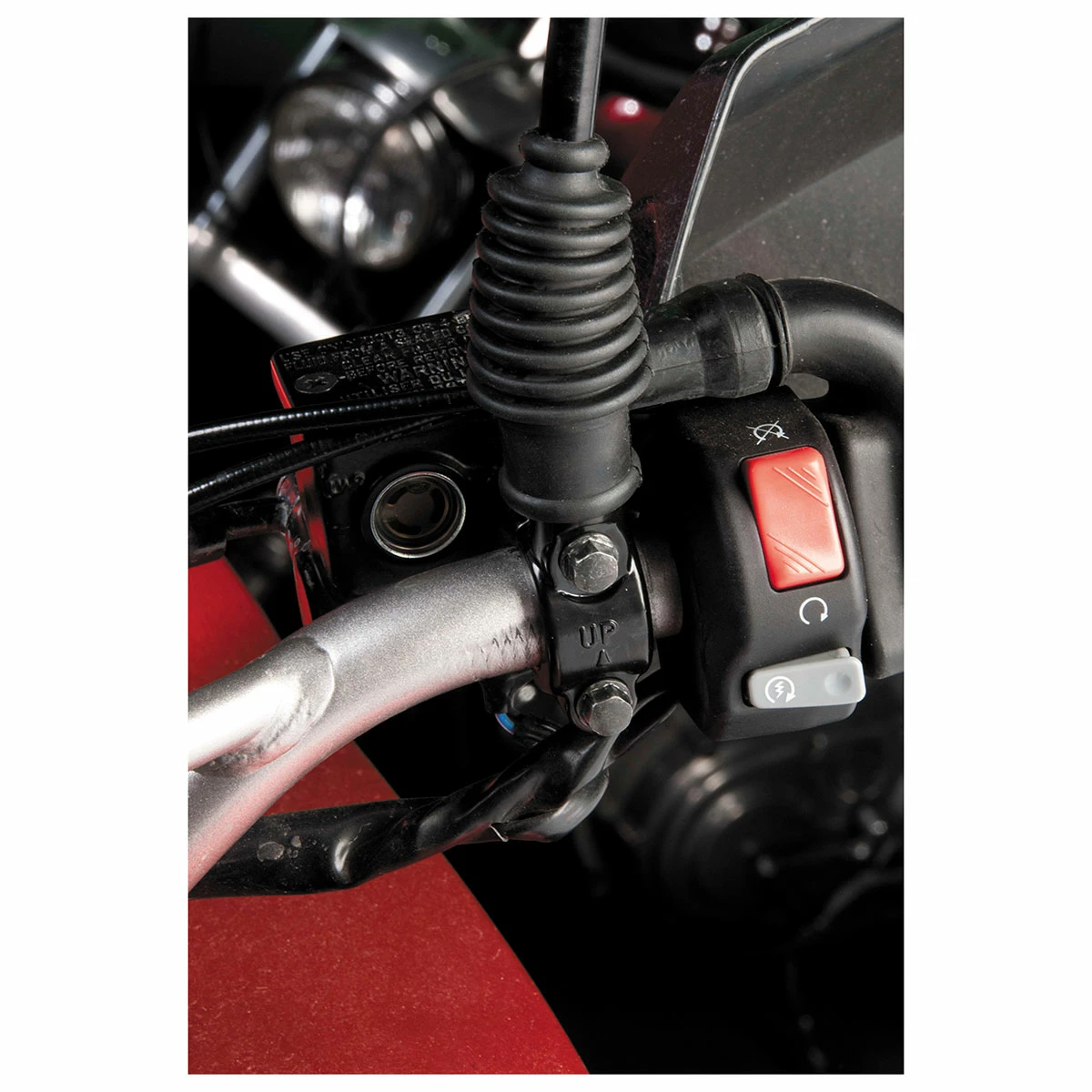 BikeMaster Black 10mm T2 Mirror Adaptor For Lever Brakets - Image 2