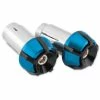 BikeMaster Blue Two-Piece Anti-Vibration Bar Ends
