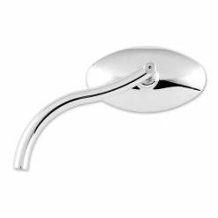 BikeMaster Chrome Old School Visor Mirror