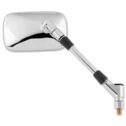 BikeMaster Chrome OEM Replacement Mirror, Right