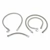Drag Specialties Stainless Steel Braided Oil Line Kit