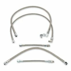 Drag Specialties Stainless Steel Braided Oil Line Kit