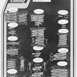 Colony Knurled Chrome Allen Show Bike Kit