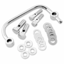 Biker's Choice Tube Breather Kit Chrome