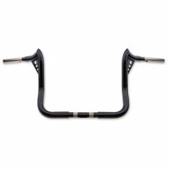 KST Kustoms 1-1/4" High Gloss Black 12" Punisher Handlebars