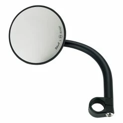 Biltwell Inc. Utility 7/8" Round Tall Clamp-On Mirror