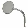 Biltwell Inc. Utility Round Tall Perch Mount Chrome Mirror