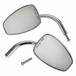 Biltwell Inc. Utility Teardrop Perch Mount Chrome Mirrors