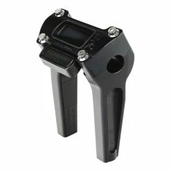 Thrashin Supply Company Riser With Gauge Cutout 6" Tall Black