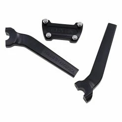 Thrashin Supply Company Riser 9-1/2" Tall Black With Pull Back