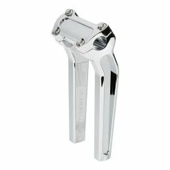 Thrashin Supply Company Riser 9-1/2" Tall Chrome With Pull Back