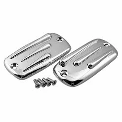 Show Chrome Accessories Tear Drop Master Cylinder Covers