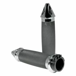 Avon Grips Custom Contour Chrome Spike Grips For 7/8" Bars