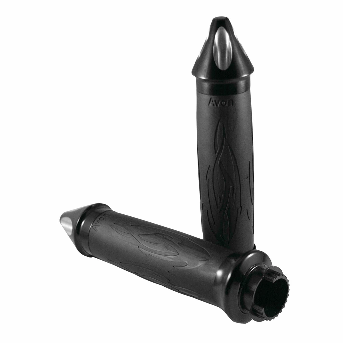 Avon Grips Custom Contour Black Tribal Grips For 7/8" Bars