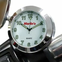 Marlins Genuine Accessories Marlin's CHAMP Series White Clock