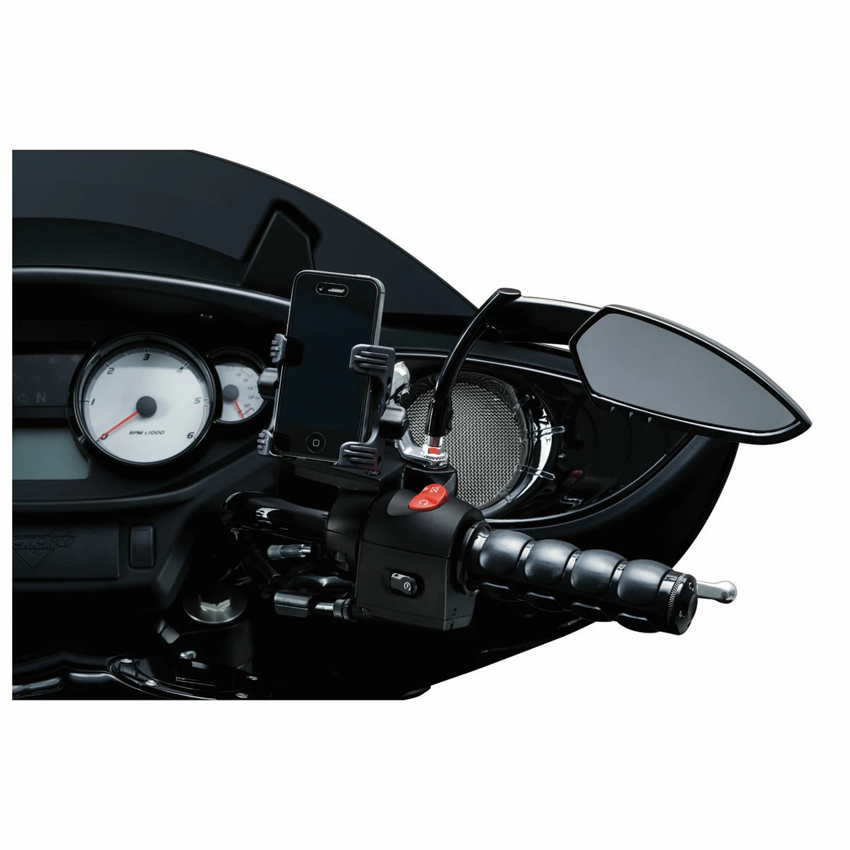 Kuryakyn Black ISO-Grips For 7/8″ Bars - Image 2