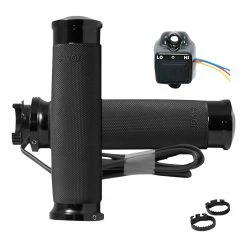 Avon Grips Black Heated Grips For Metric Cruisers And Victory