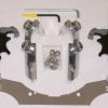Memphis Shades Batwing Fairing Black Trigger Lock Mount Kit