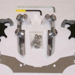 Memphis Shades Batwing Fairing Black Trigger Lock Mount Kit