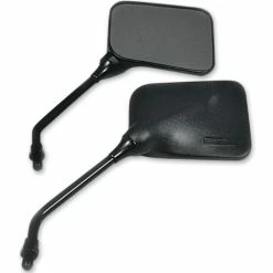 EMGO Matte Black Universal Mirror