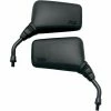 J&P Cycles Black Universal Mirror Set