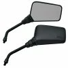 EMGO Black Universal Mirror Set