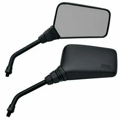 EMGO Black Universal Mirror Set