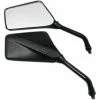 EMGO Black Universal Mirror Set