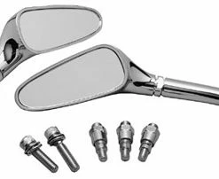 Pro-One Pro-Mini Contour Chrome Mirrors