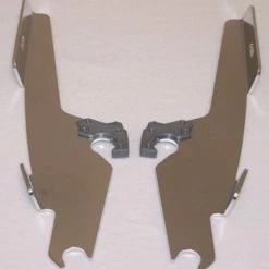 Memphis Shades Fats/Slims/Batwing Fairing Polished Mounting Plates Only